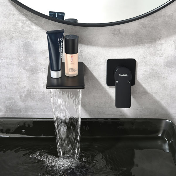 SHAMANDA Wall Mounted Bathroom Faucet Wayfair